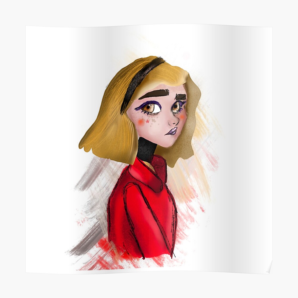 Sabrina Spellman Cartoon Sticker By Milis Cmind Redbubble Sabrina spellman / sabrina morningstar. sabrina spellman cartoon sticker by milis cmind redbubble