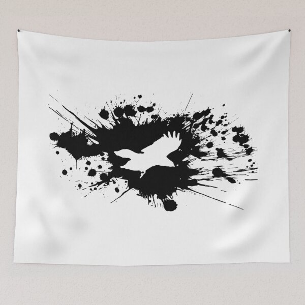 Item preview, Flying bird (with paint splatter) designed and sold by Can1cyp2.