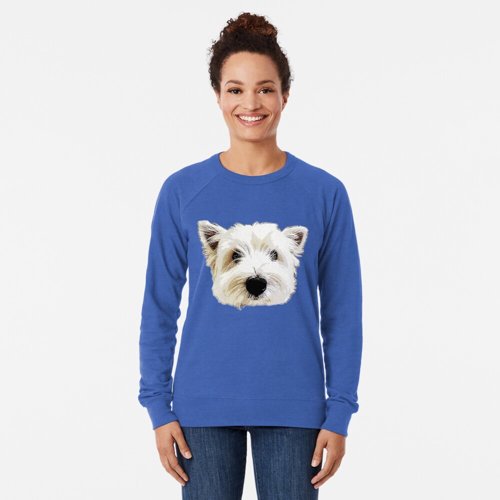 West Highland Terrier Cute Puppy Dog Lightweight Sweatshirt