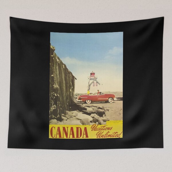 Item preview, Canada vintage travel poster designed and sold by stickart-marek.