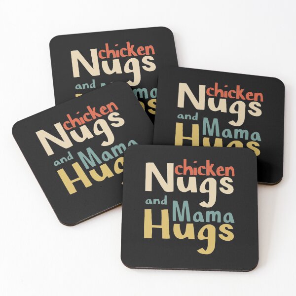 Item preview, Chicken Nugs and Mama Hugs for Nugget Lover Funny Vintage designed and sold by AnimaLovers.