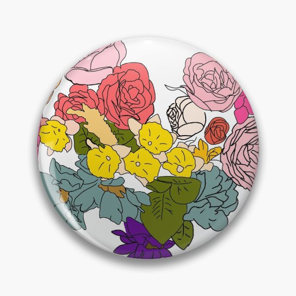 Item preview, Flower heart flat color designed and sold by jennyhendricks.