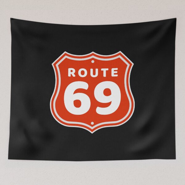 Item preview, ROUTE 69 Orange Graphic designed and sold by OmohLifestyle.