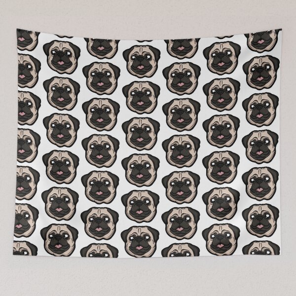 Item preview, Cute Fawn Pug Face designed and sold by Melanie Peterson.