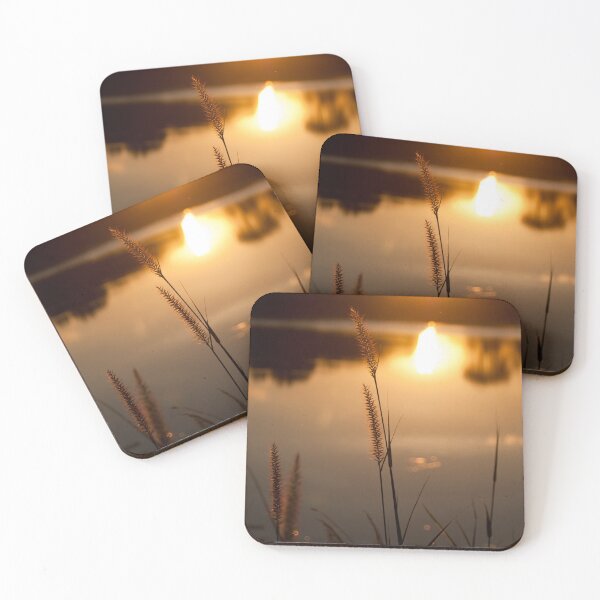 Item preview, Tranquil Darwin Sunset Over Lake with Grass Foreground designed and sold by Photoluminous.