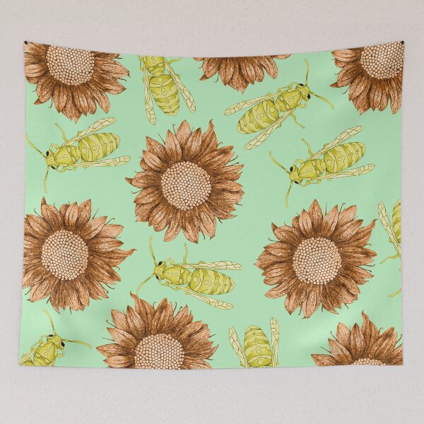 Item preview, Sunflowers Bees designed and sold by Flower Magic .