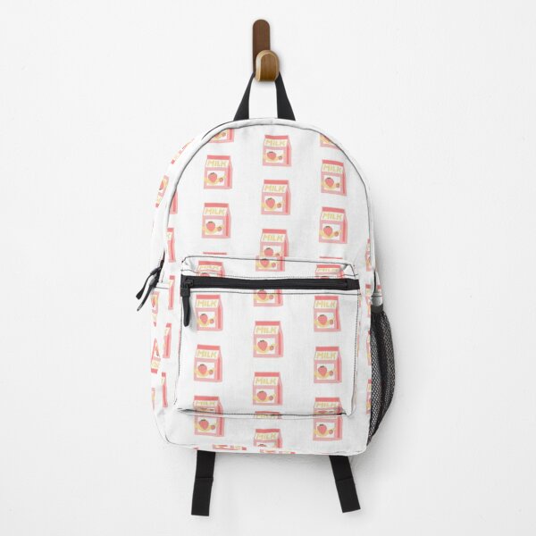 Strawberry Milk Backpacks Redbubble - strawberry milk backpack roblox
