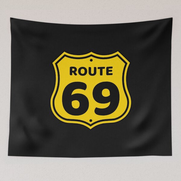 Item preview, ROUTE 69 Yellow Graphic designed and sold by OmohLifestyle.