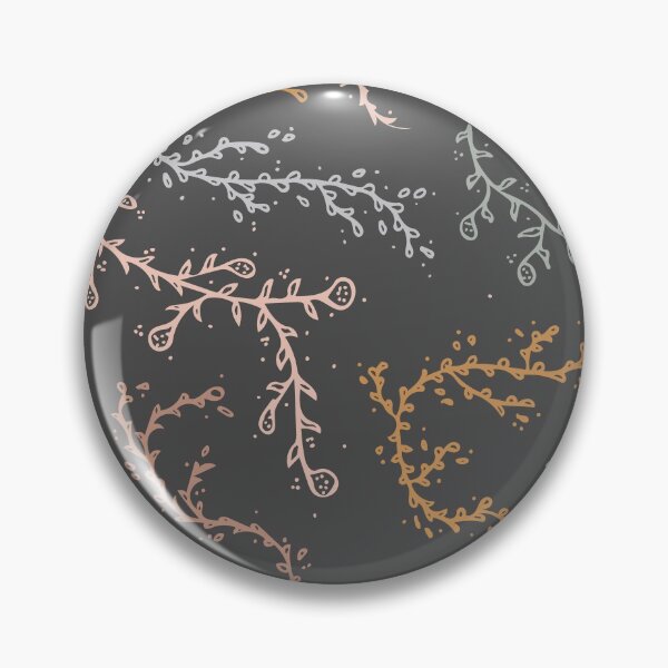 Item preview, Flowers and Vines in Dark Grey designed and sold by Camilla Creations.