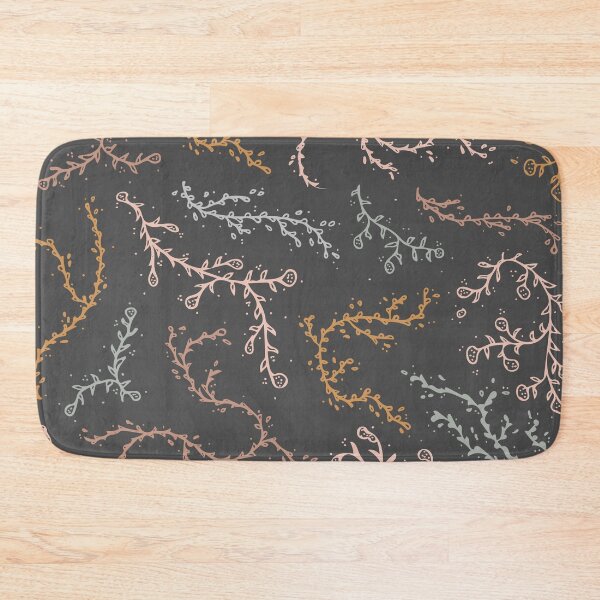 Item preview, Flowers and Vines in Dark Grey designed and sold by Camilla Creations.