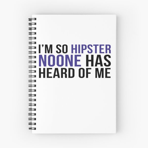 Item preview, I'm so hipster noone has heard of me designed and sold by SlubberBub.