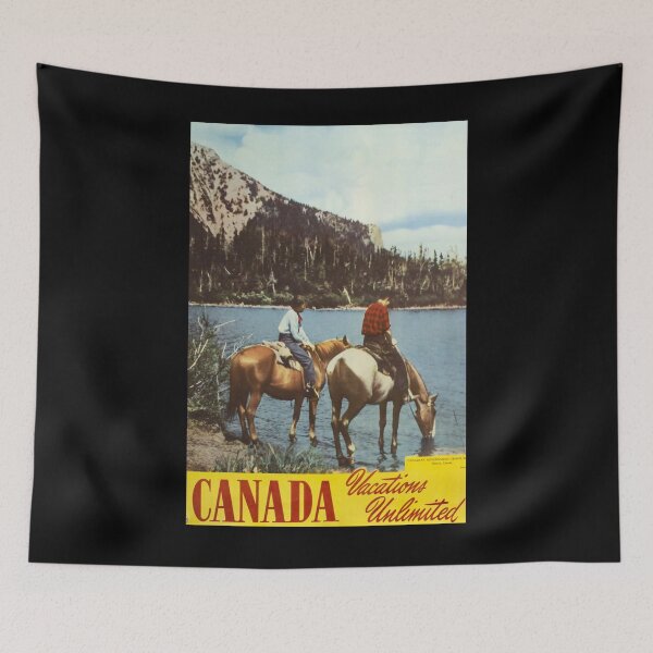 Item preview, Canada vintage travel poster designed and sold by stickart-marek.