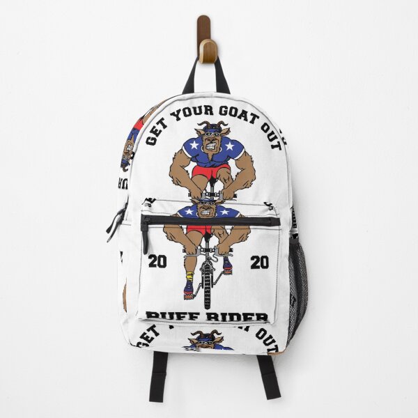 Item preview, A Muscular Buck With a Goatee Riding a Bike Blue Shirt designed and sold by GravitiTees.