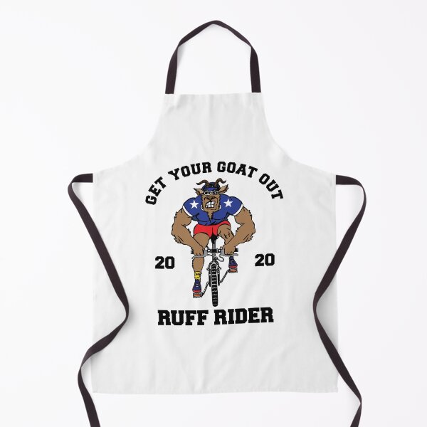 Item preview, A Muscular Buck With a Goatee Riding a Bike Blue Shirt designed and sold by GravitiTees.