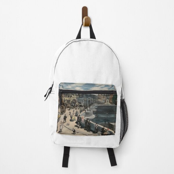 Item preview, Paris Pont Neuf Bridge Oil on Canvas by Artist Joan Di Scipio designed and sold by Kobeh.