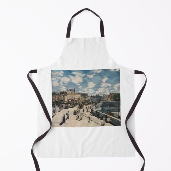 Item preview, Paris Pont Neuf Bridge Oil on Canvas by Artist Joan Di Scipio designed and sold by Kobeh.