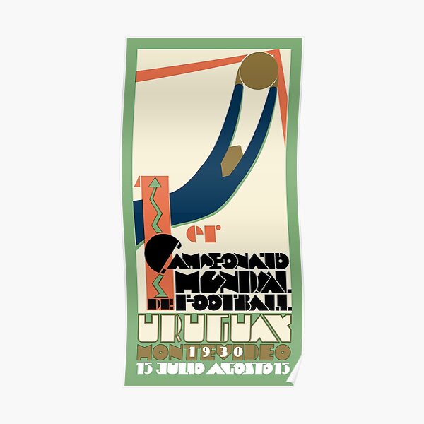 Coupe du monde Uruguay 1930 Poster