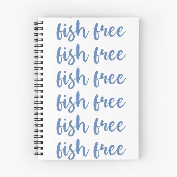 Artikelvorschau, Fischfreie blaue Schrift entworfen und verkauft von lilytepper.