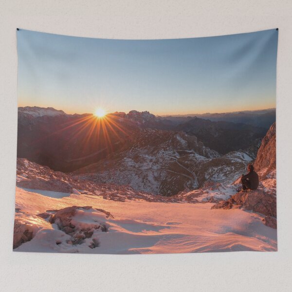 Item preview, Sunrise on top of white mountain designed and sold by gbgvphotography.