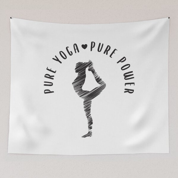 Item preview, Pure Yoga Pure Power designed and sold by BlueZenStudio.
