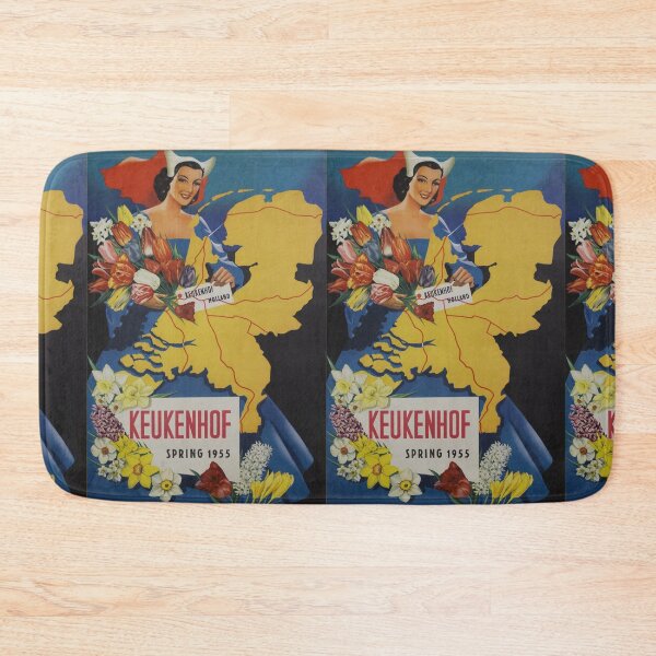 Item preview, Keukenhof vintage travel poster designed and sold by stickart-marek.
