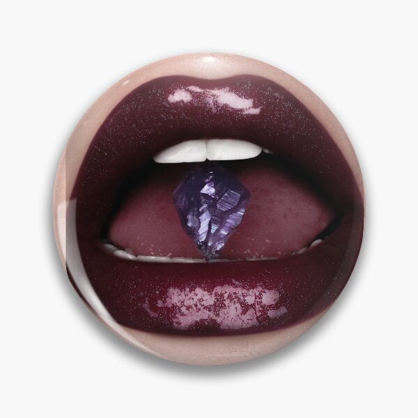Item preview, Glossy lips with amethyst crystal  designed and sold by REBELLEBEAUTYX.