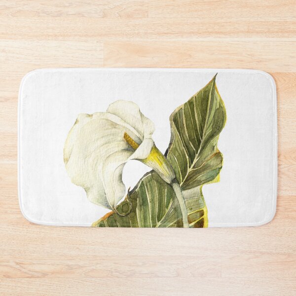 Item preview, White Calla Lily Botanical Art designed and sold by Goosi Art.