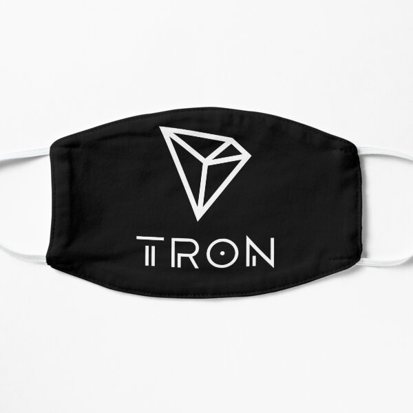 Tron Cryptocurrency Flat Mask