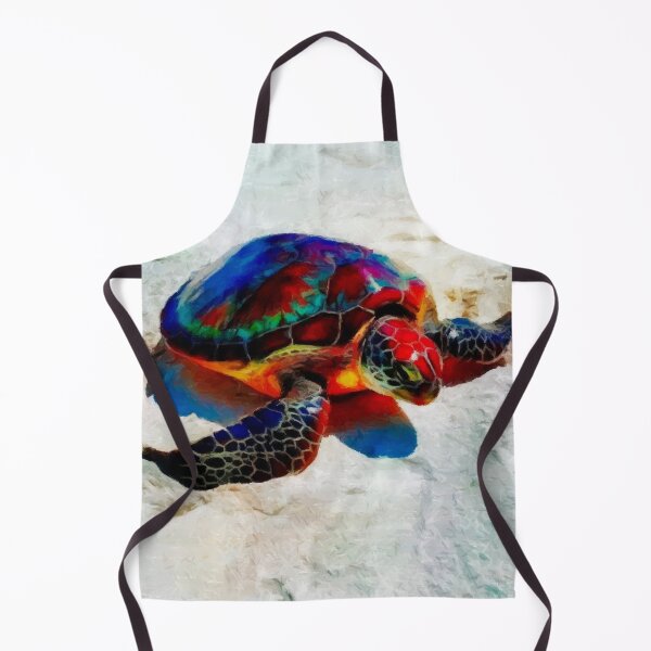 Item preview, Rainbow Colored Sea turtle designed and sold by Patti Needham.