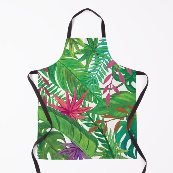 Item preview, colorful hand painted tropical jungle designed and sold by The Pattern Mill.