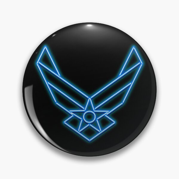 Item preview, Neon US Air Force Emblem designed and sold by Elle  Hazlett.