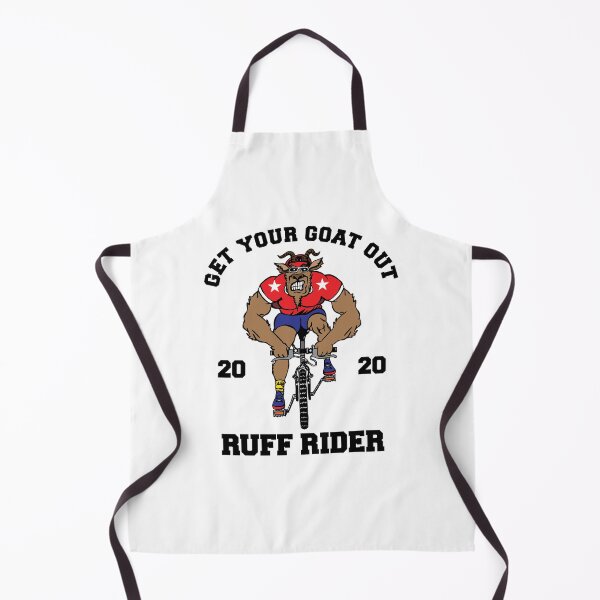 Item preview, A Muscular Buck With a Goatee Riding a Bike Red Shirt designed and sold by GravitiTees.