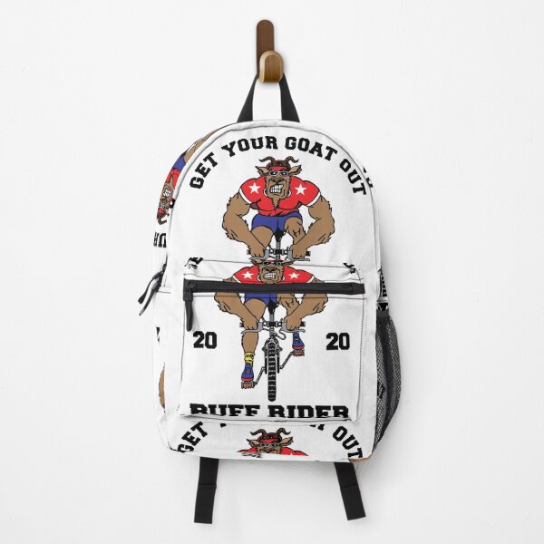 Item preview, A Muscular Buck With a Goatee Riding a Bike Red Shirt designed and sold by GravitiTees.