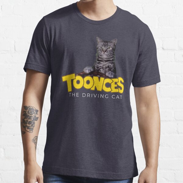 toonces the driving cat t shirt