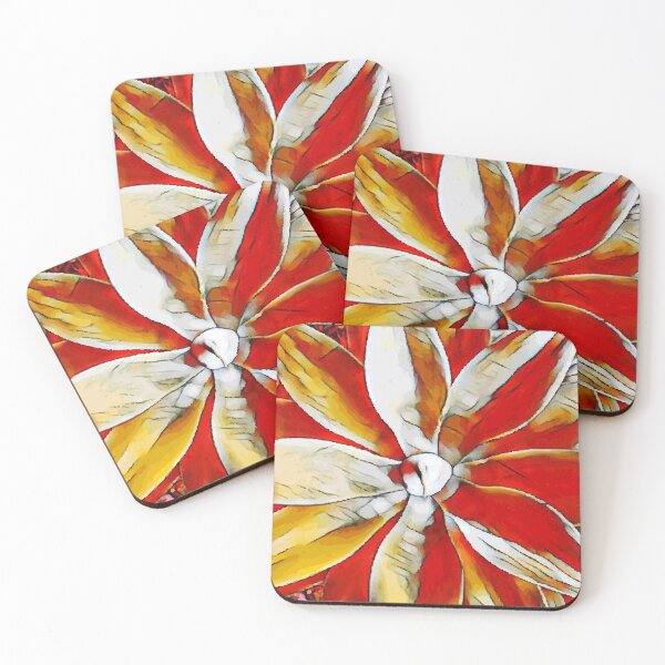 Item preview, Red Agave Abstract Art designed and sold by Elenia Design.