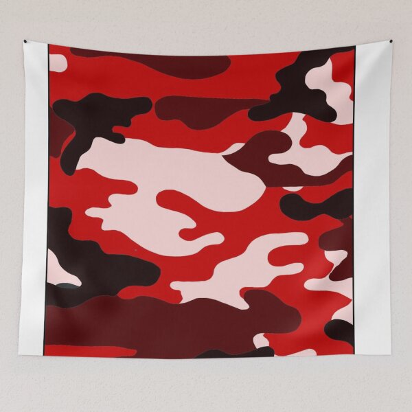 Item preview, red camouflaged designed and sold by Frnnn.