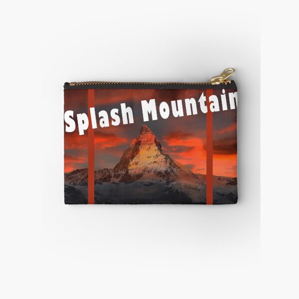 Item preview, Unisex black t-shirts.Splash Mountain design designed and sold by Galina Kostyaeva.