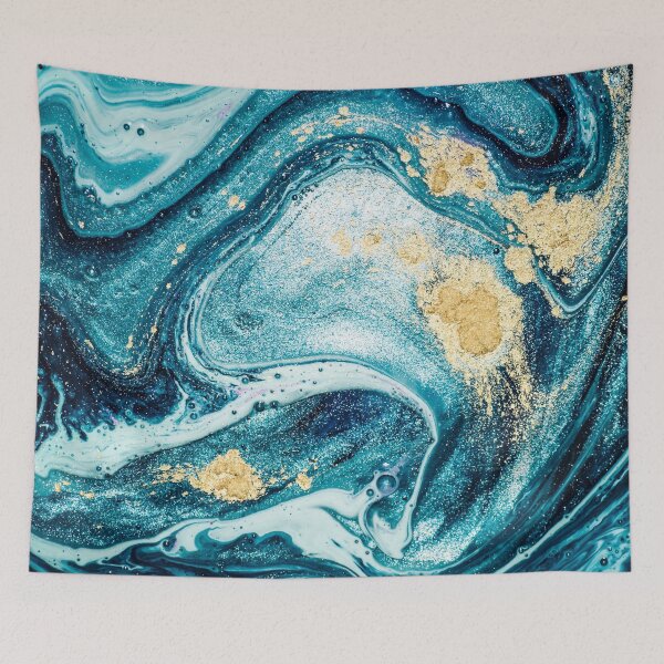 Item preview, abstract ocean art natural luxury style designed and sold by ARTS ZED.