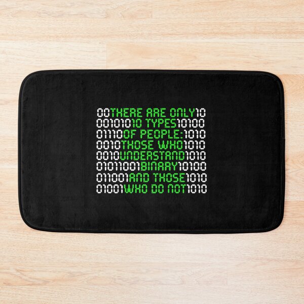 Item preview, 10 types of people binary designed and sold by redshirtz.