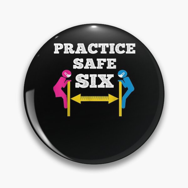 Item preview, Practice Safe Six Quarantine Social Distancing designed and sold by lillianeng255.