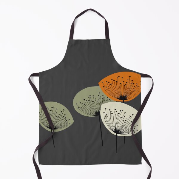 Item preview, Art Deco - Mid Century Modern - Floral Pattern - Cool Tones designed and sold by Aryeh Studio.
