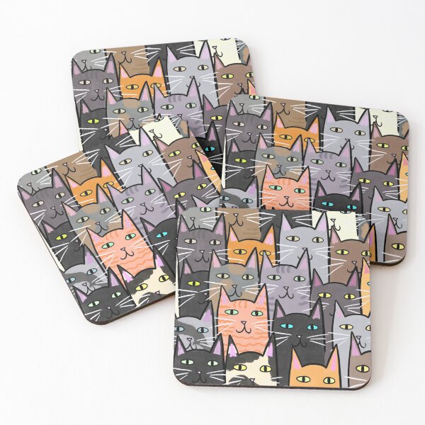 Item preview, Cats Pattern designed and sold by PapayaCatSpam.