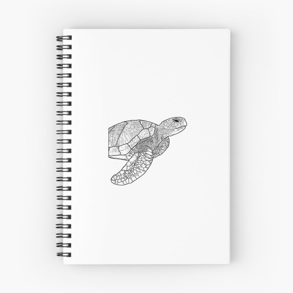 Item preview, Black and White Turtle designed and sold by kyliekrusemark.