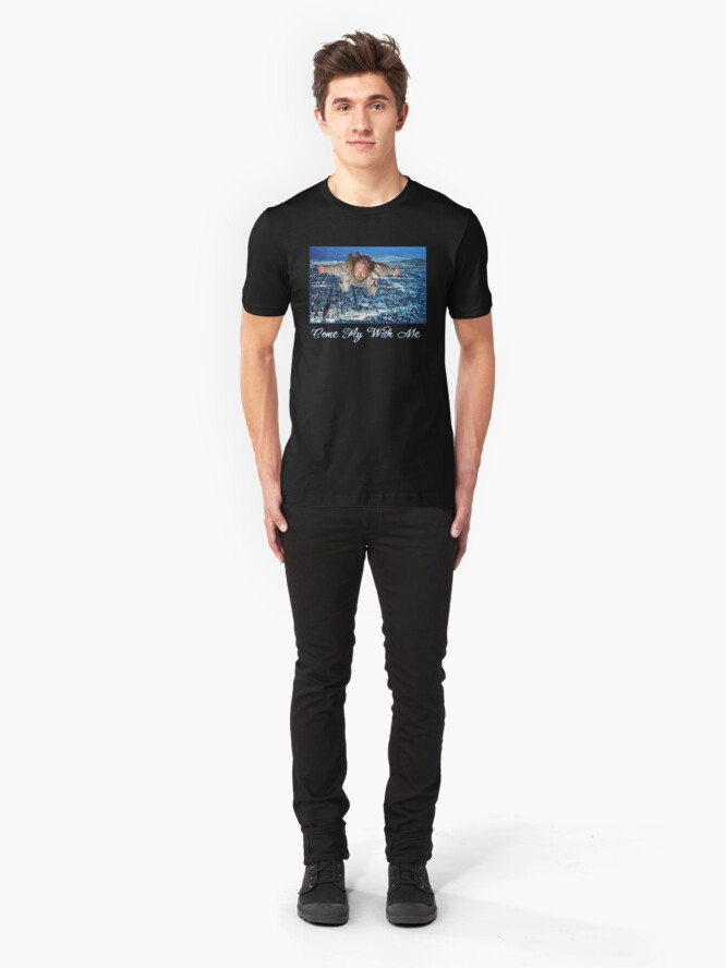 Alternate view of Come Fly With Me Slim Fit T-Shirt