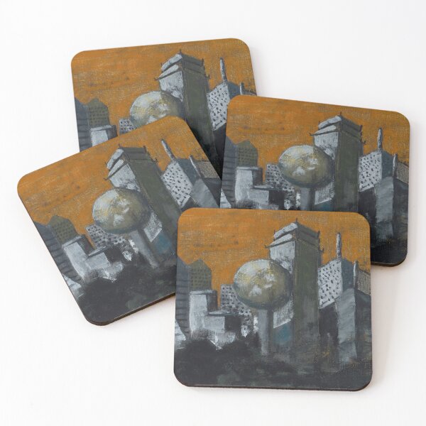 Item preview, Dallas Skyline Sunset designed and sold by MCowsertArt.