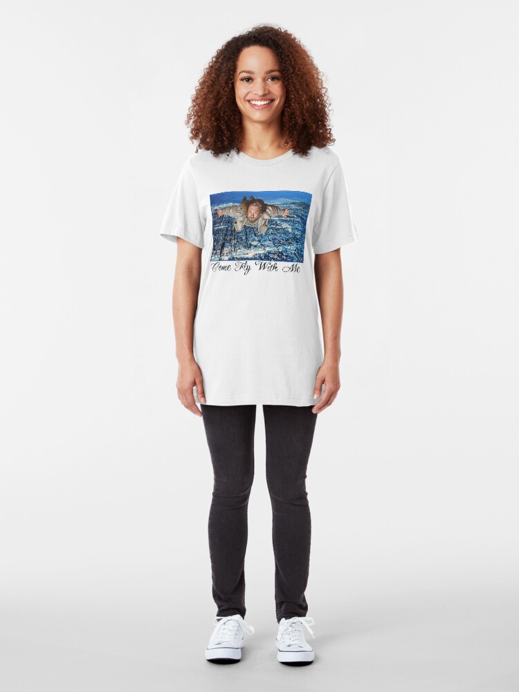 Alternate view of Come Fly With Me Slim Fit T-Shirt