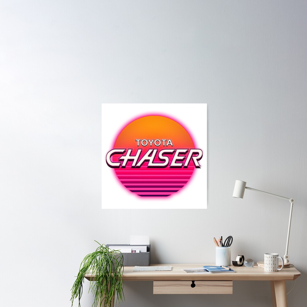 Toyota Chaser Outrun Emblem Poster for Sale by lithoman2