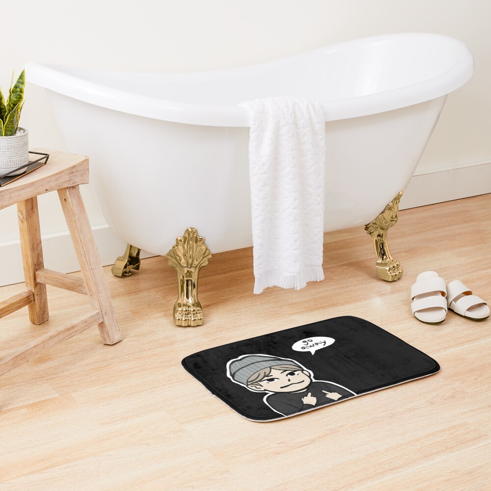 Item preview, Bath Mat designed and sold by mkdraws.