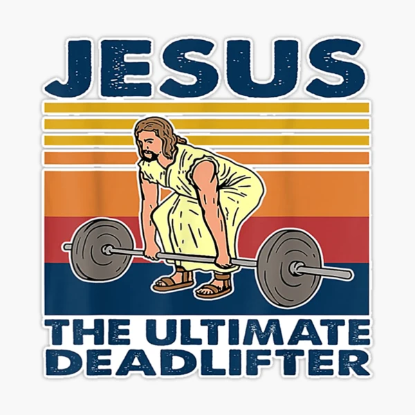 Jesus The Ultimate Deadlifter Coffee Mug, Gym Mug, Crossfitter Gift