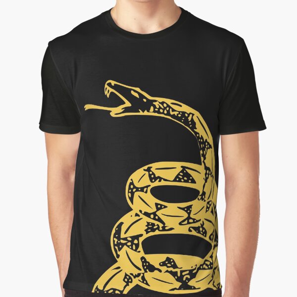 Libertarian Gadsdens Flag Libertarian liber Camiseta gráfica